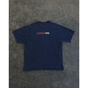00s Pornstars XXX Erotica Navy Logo Promo Archive Tee - XL